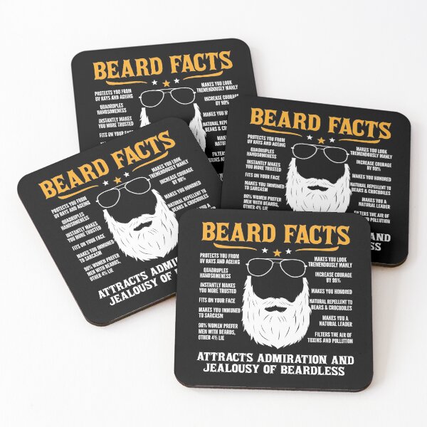 Item preview, Beard Facts Funny Bearded Men Husband Dad Beard Lovers Gift designed and sold by Md. Manjur Ahamed.