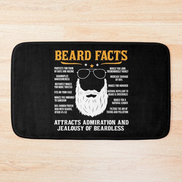 Item preview, Beard Facts Funny Bearded Men Husband Dad Beard Lovers Gift designed and sold by Md. Manjur Ahamed.