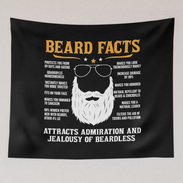 Item preview, Beard Facts Funny Bearded Men Husband Dad Beard Lovers Gift designed and sold by Md. Manjur Ahamed.