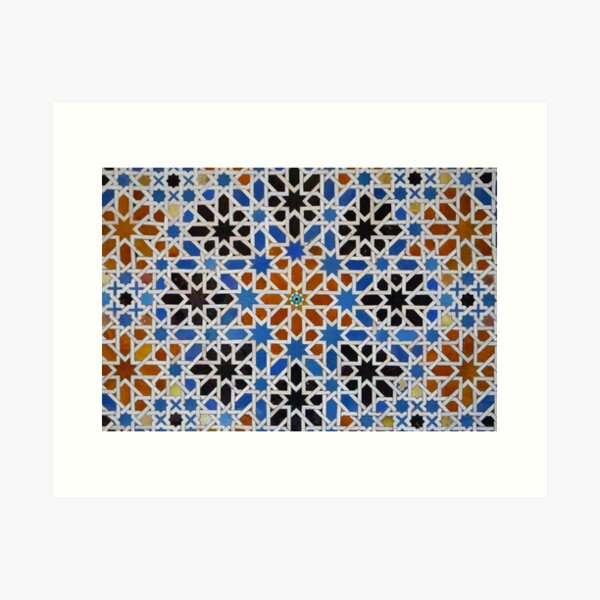 Item preview, Seville Islamic tile pattern 1 designed and sold by Lieve Oudejans.