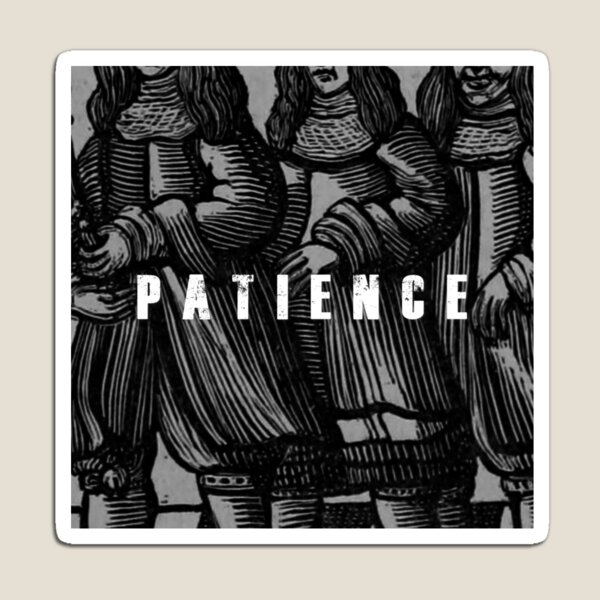 PATIENCE IN PURSE MAGNET