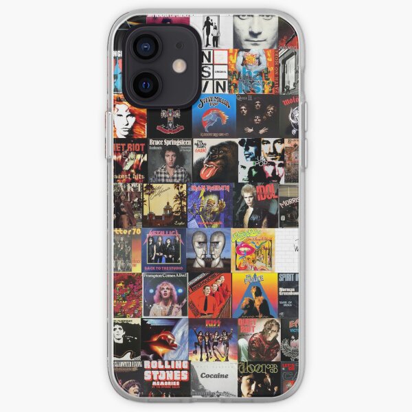 Rock Vinyl Collage iPhone Soft Case