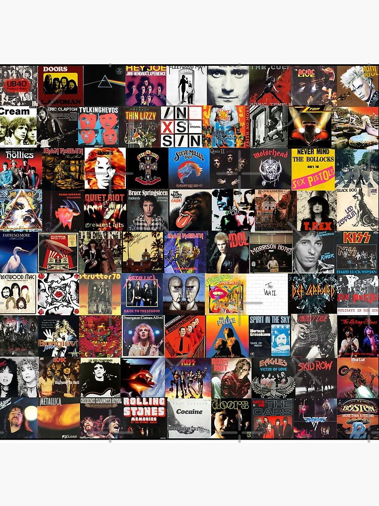 Rock Vinyl Collage by Hunter54nz