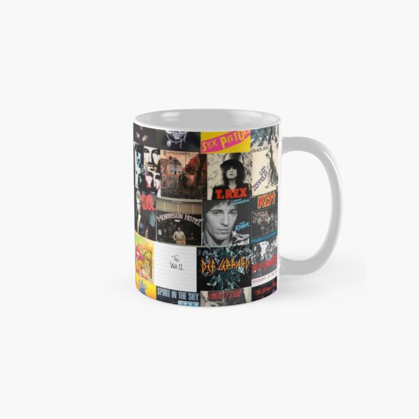 Rock Vinyl Collage Classic Mug