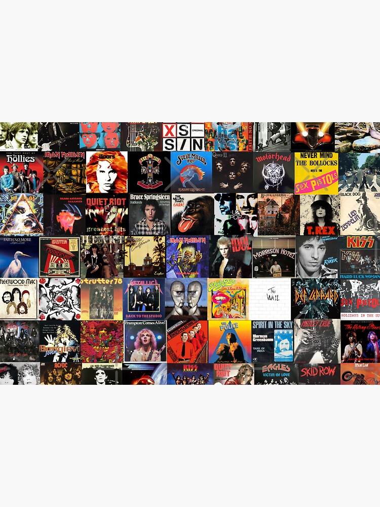 Collage de vinilo de rock de Hunter54nz