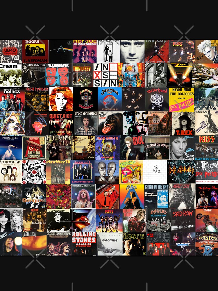 Rock Vinyl Collage by Hunter54nz