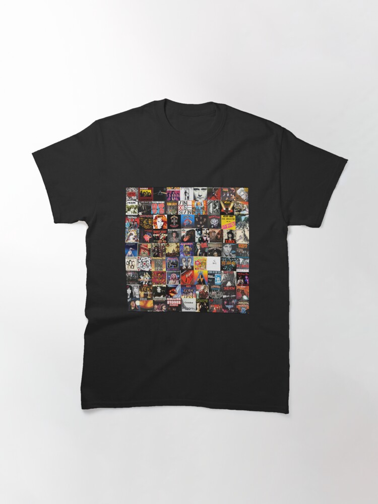 Alternate view of Rock Vinyl Collage Classic T-Shirt