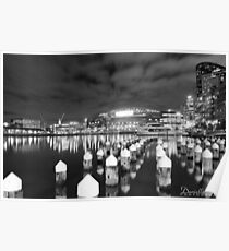 Docklands BW Poster