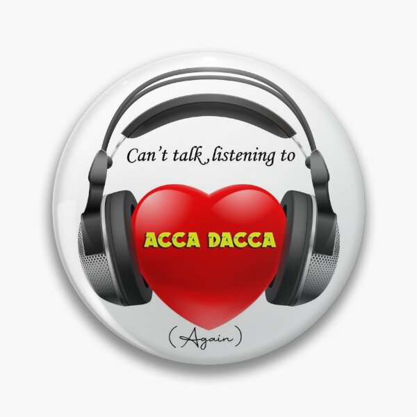 Item preview, Listening To AC/DC Acca Dacca Rock Fanart WallsofFame designed and sold by WallsOfFameAust.