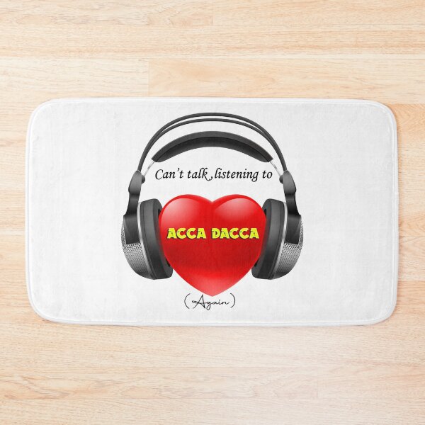 Item preview, Listening To AC/DC Acca Dacca Rock Fanart WallsofFame designed and sold by WallsOfFameAust.