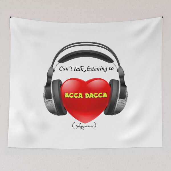 Item preview, Listening To AC/DC Acca Dacca Rock Fanart WallsofFame designed and sold by WallsOfFameAust.