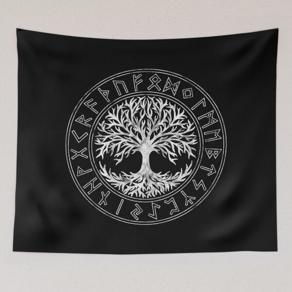 Item preview, Tree of life, Celtic, Runes, Yggdrasil, Nordic designed and sold by nitty-gritty.