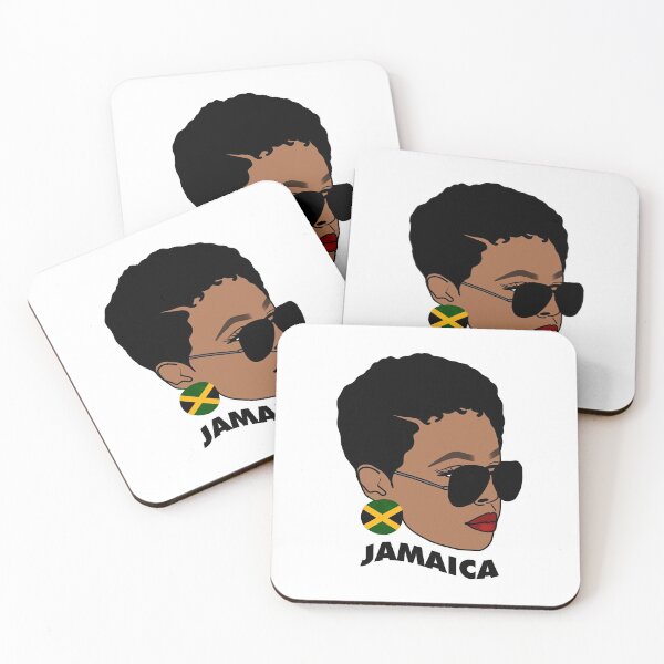 Item preview, Proud Jamaican Woman, Afro Melanin Jamaica Flag T designed and sold by Logiamerch.