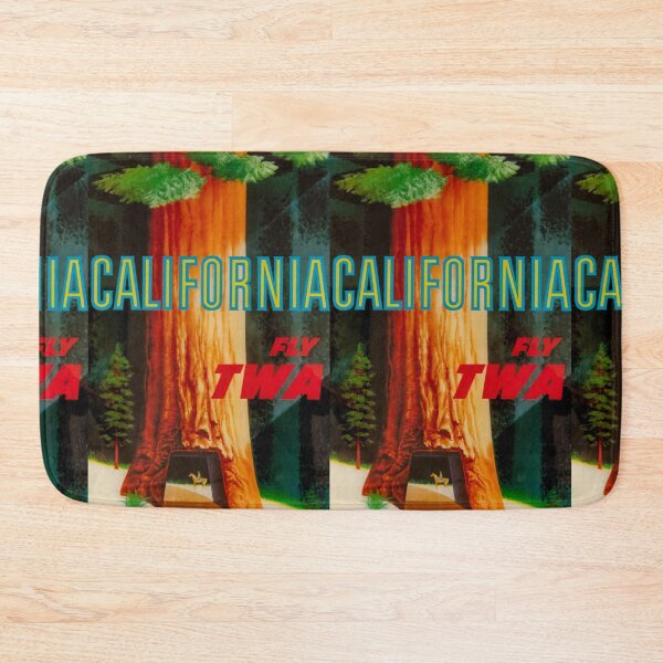 Item preview, California vintage travel poster designed and sold by stickart-marek.