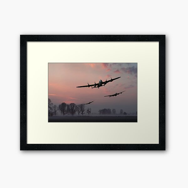 Dambusters departing Framed Art Print