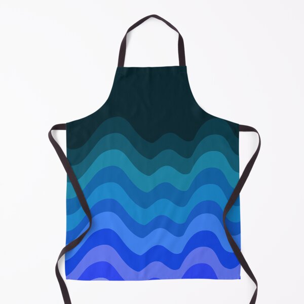 Item preview, Blue Wave Retro Ripple designed and sold by The Wellington Boot.