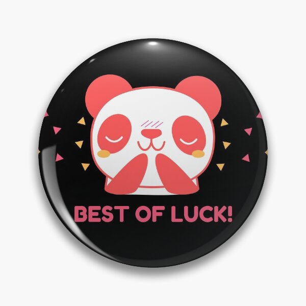 Item preview, Panda Best of luck  designed and sold by Motivationmint.