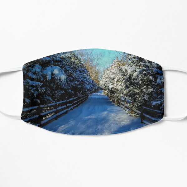 Beautiful Snow scene Mask
