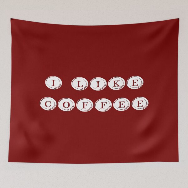 Item preview, i like coffee gift quote designed and sold by khalidelk.
