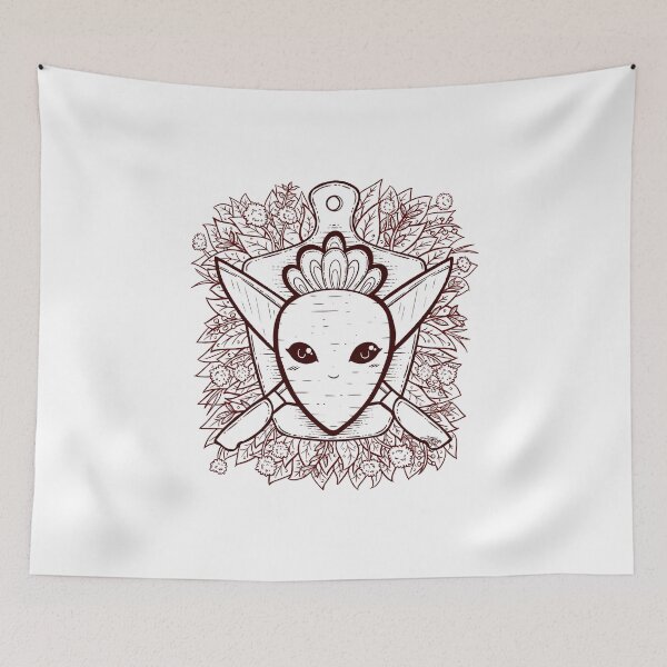 Item preview, Carot and Knife Coat of Arms Illustration designed and sold by ZaryaKiqo.