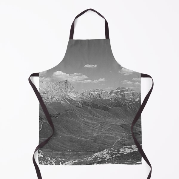 Item preview, Green Mountain Valley Alpine Landscape bnw designed and sold by Anna Lemos.