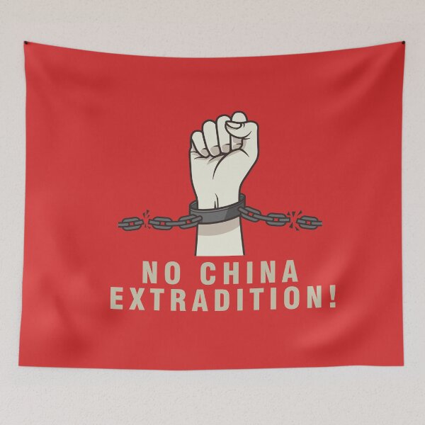 Aperçu de l'œuvre Hong Kong libre - pas d'extradition vers la Chine créée et vendue par Urosek.