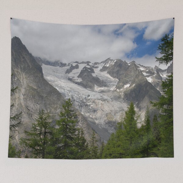 Item preview, Fir tree Forest Snowy Mountains Alpine Landscape designed and sold by Anna Lemos.