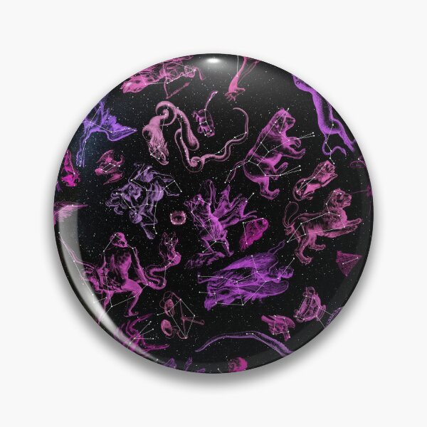 Item preview, Northern Constellations Map (pink!) designed and sold by Pablo Carlos Budassi.