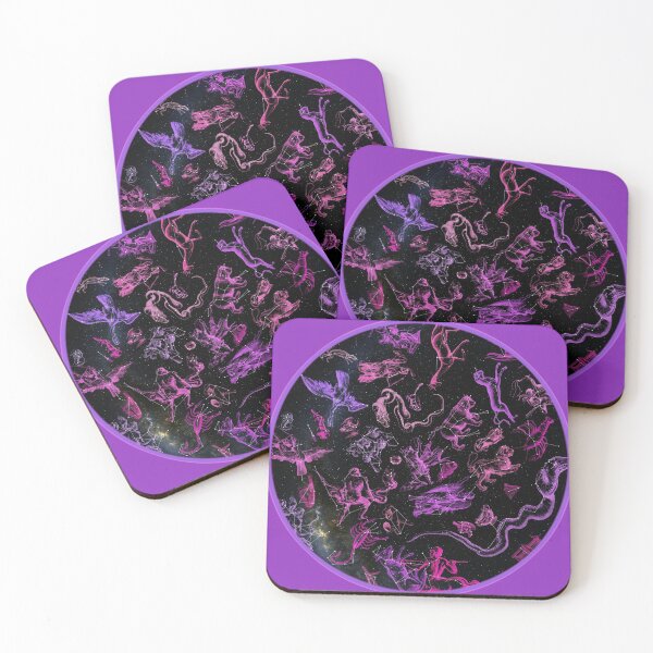 Item preview, Northern Constellations Map (pink!) designed and sold by Pablo Carlos Budassi.