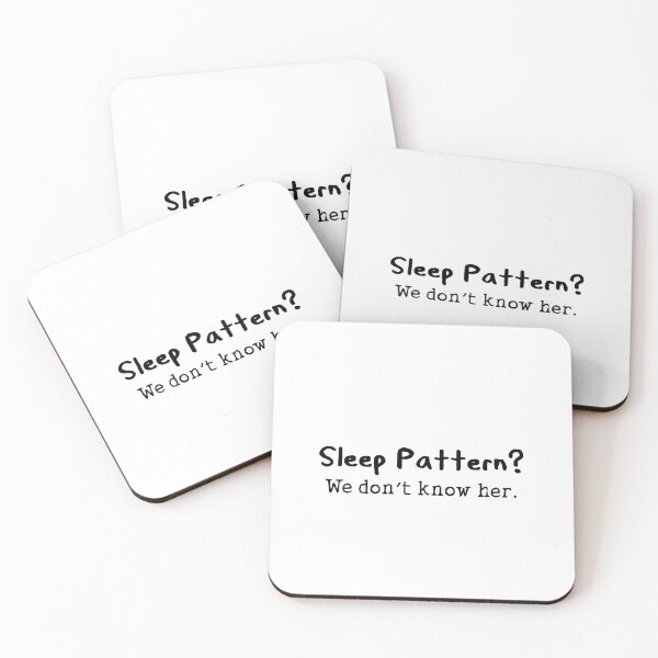 Item preview, Sleep pattern funny quote designed and sold by Prerana Jain.