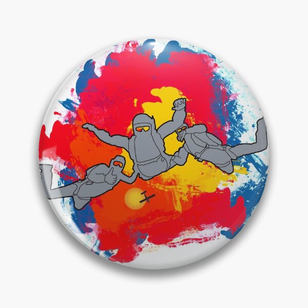 Item preview, 3 way skydive during sunset designed and sold by FatSlugDesigns.