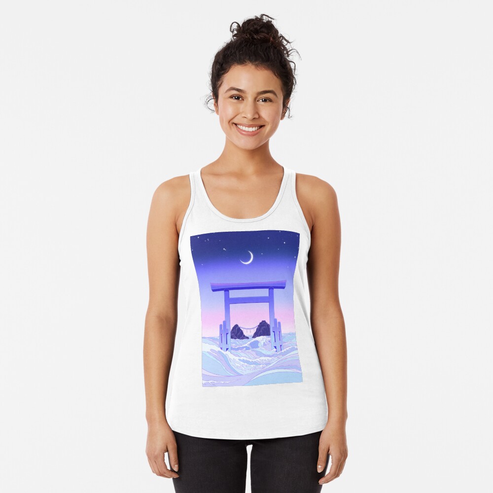 Vista previa del artículo con la obra «Camiseta con espalda nadadora», diseñado y vendido por EloraPautrat.