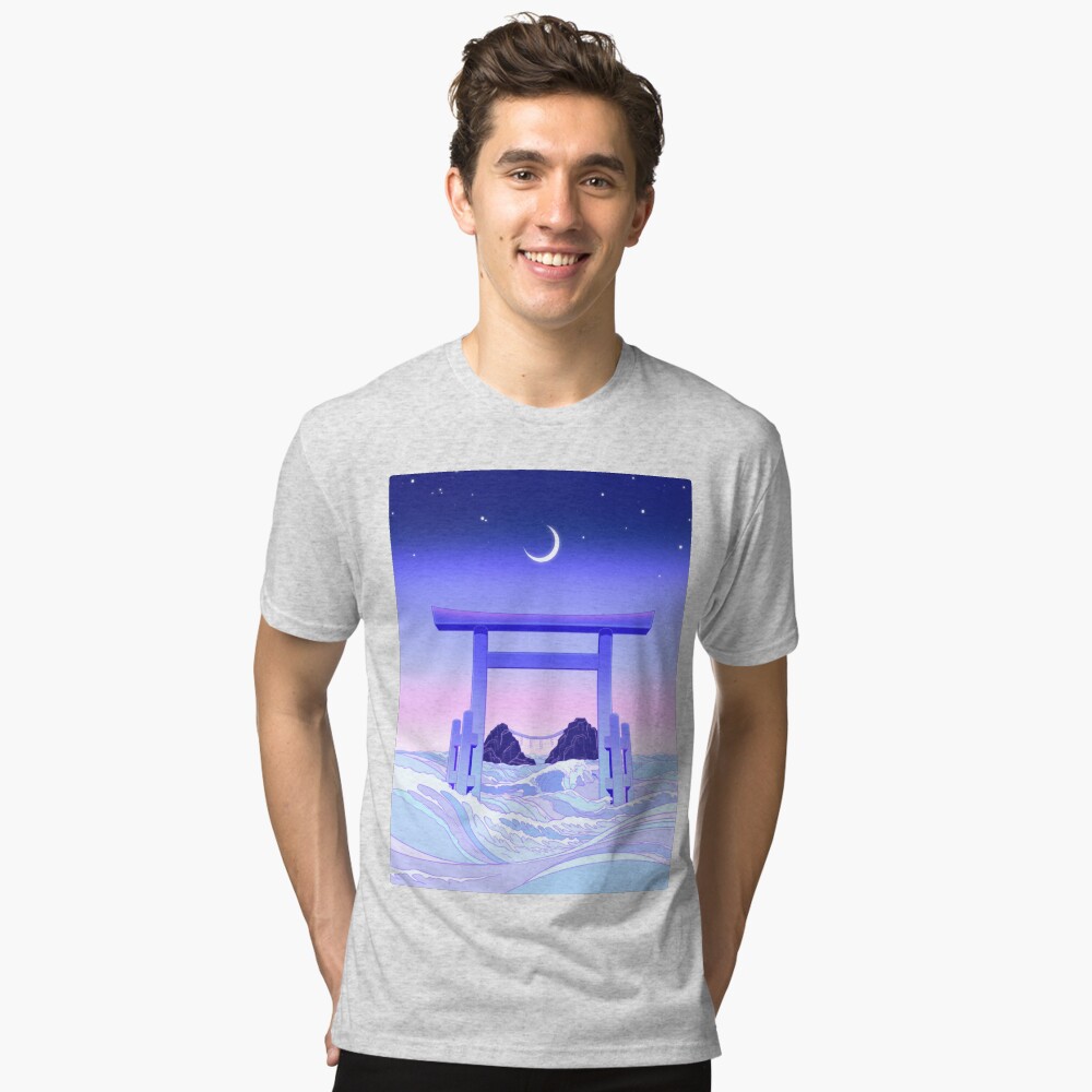 Vista previa del artículo con la obra «Camiseta de tejido mixto», diseñado y vendido por EloraPautrat.