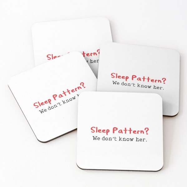 Item preview, Sleep pattern funny quote designed and sold by Prerana Jain.