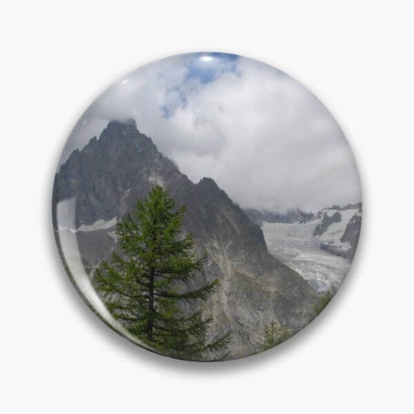 Item preview, Snowy Mountains Fir tree Forest Alpine Landscape designed and sold by Anna Lemos.