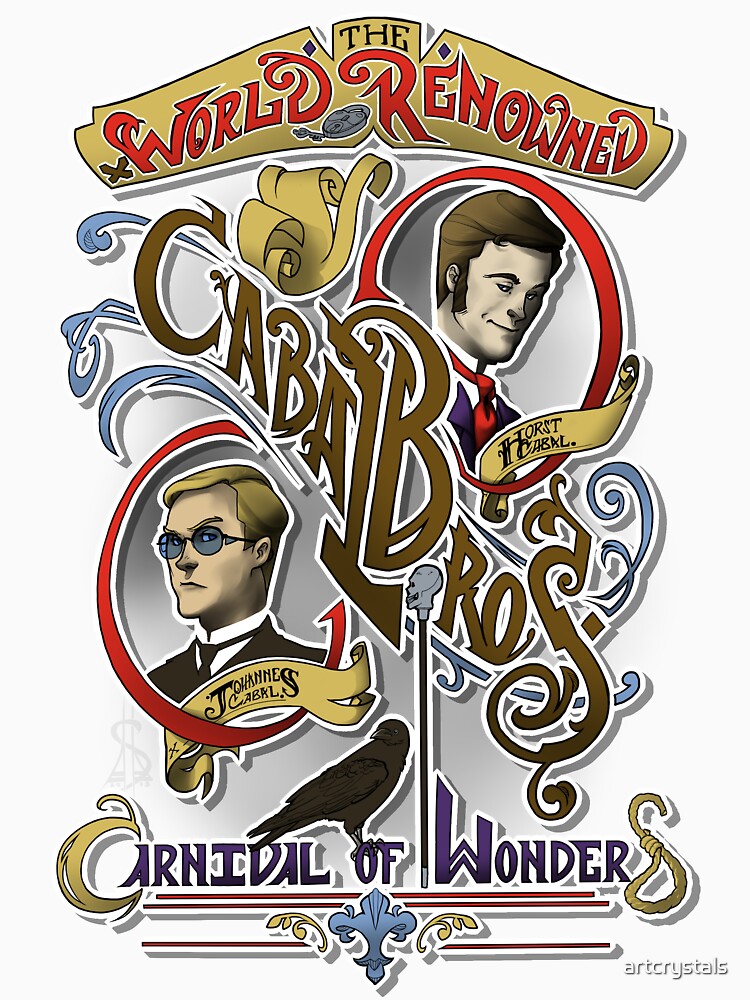 Thumbnail 7 of 7, Essential T-Shirt, The World Renowned Cabal Bros Carnival of Wonders designed and sold by artcrystals.