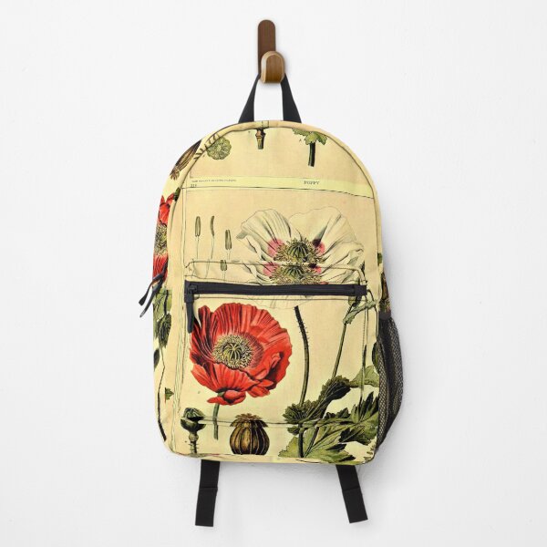 Item preview, antique white poppy restored designed and sold by mystic lady vintage art and fashion designs.