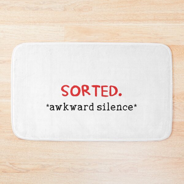 Item preview, Sorted awkward silence funny quote designed and sold by Prerana Jain.