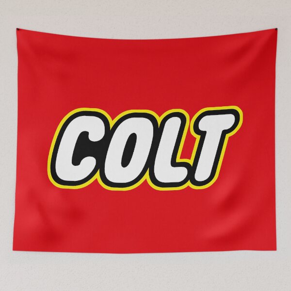 Item preview, LEtsGO Colt personalize gift for mini builders and bricks fans designed and sold by Urosek.