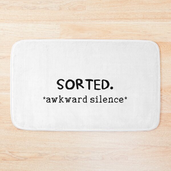 Item preview, Sorted awkward silence funny quote designed and sold by Prerana Jain.