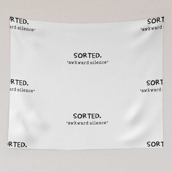 Item preview, Sorted awkward silence funny quote designed and sold by Prerana Jain.