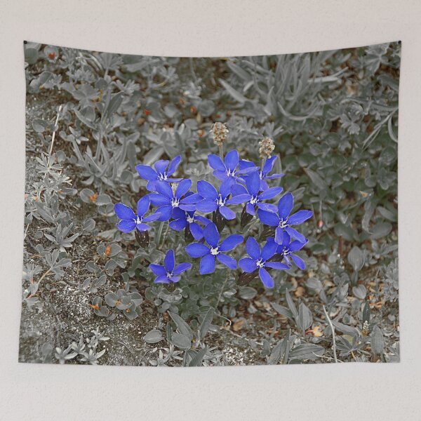 Item preview, Spring Gentian Flowers Flowering Alpine Meadow designed and sold by Anna Lemos.