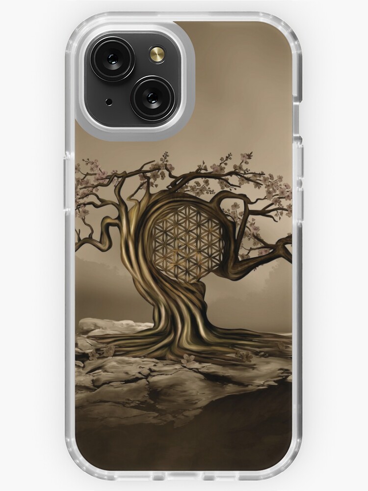 Flower of Life Tree Golden Morning