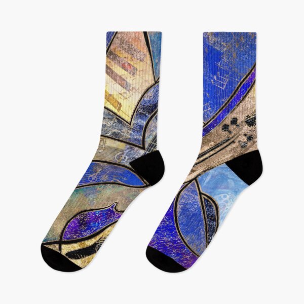 Item preview, Abstract Violin Art Collage Mixed Textures designed and sold by k9printart.