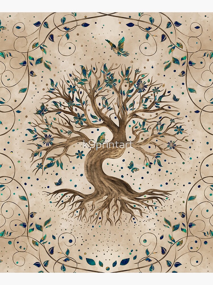 Tree of Life - Yggdrasil by k9printart