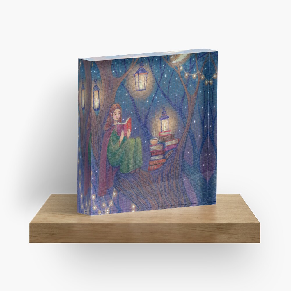 Wild reader Acrylic Block