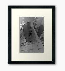 Abtract number 10 black and white Framed Print