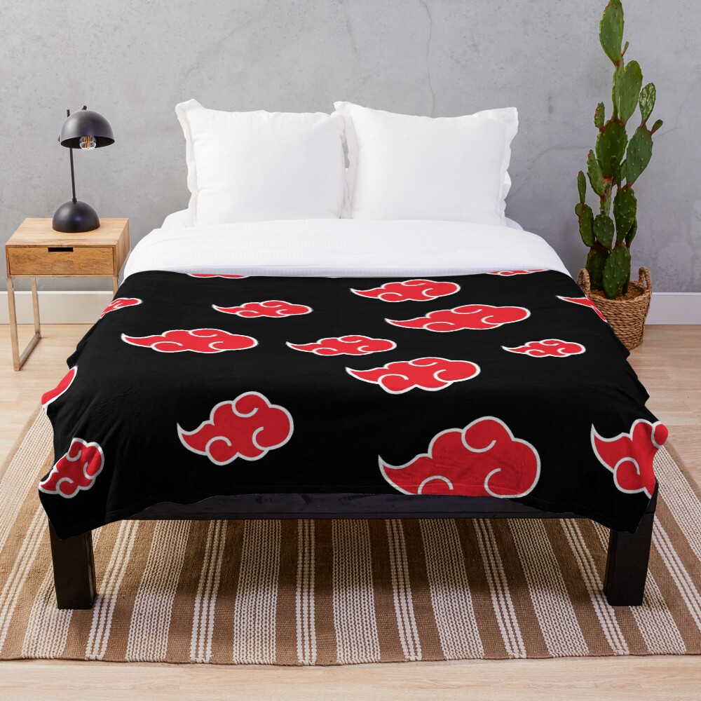 Anime Red Cloud n.a.r.u.t.o Throw Blanket