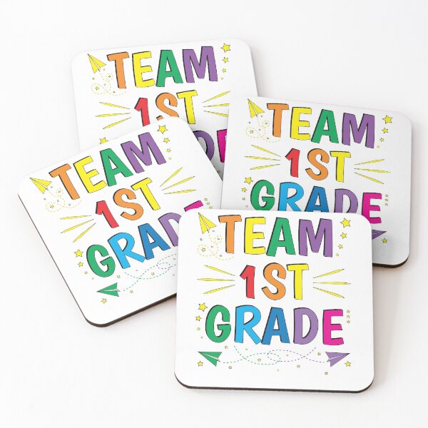 Item preview, Team 1st Grade First Day of School designed and sold by ZNOVANNA.
