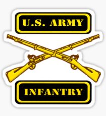 Army Infantry T-Shirt Sticker